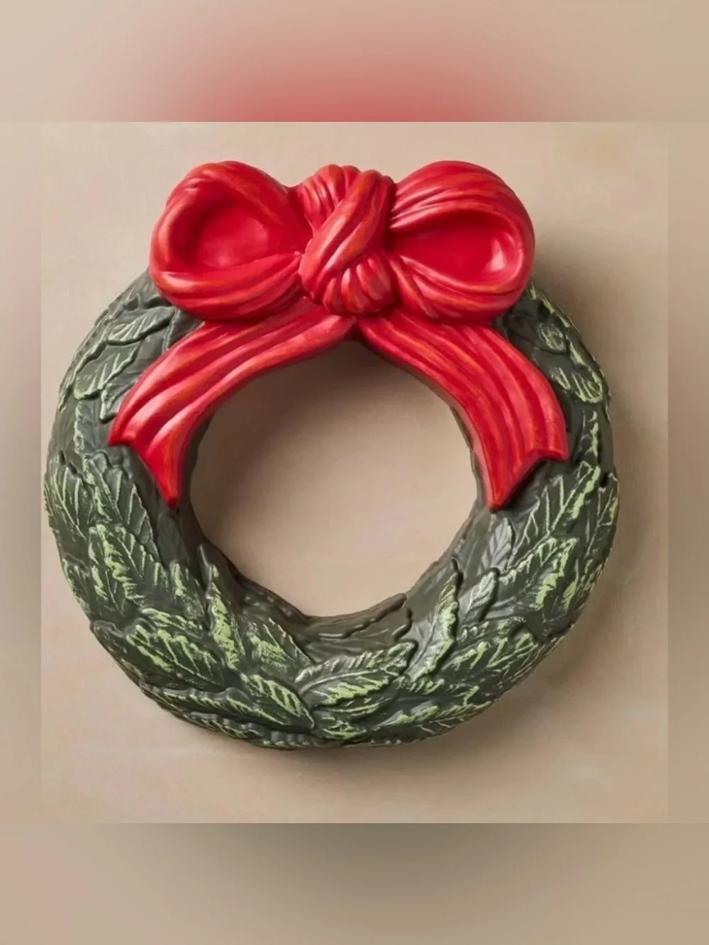 Target by John Derian 16” Wreath with Bow blow mold ❤️🎄